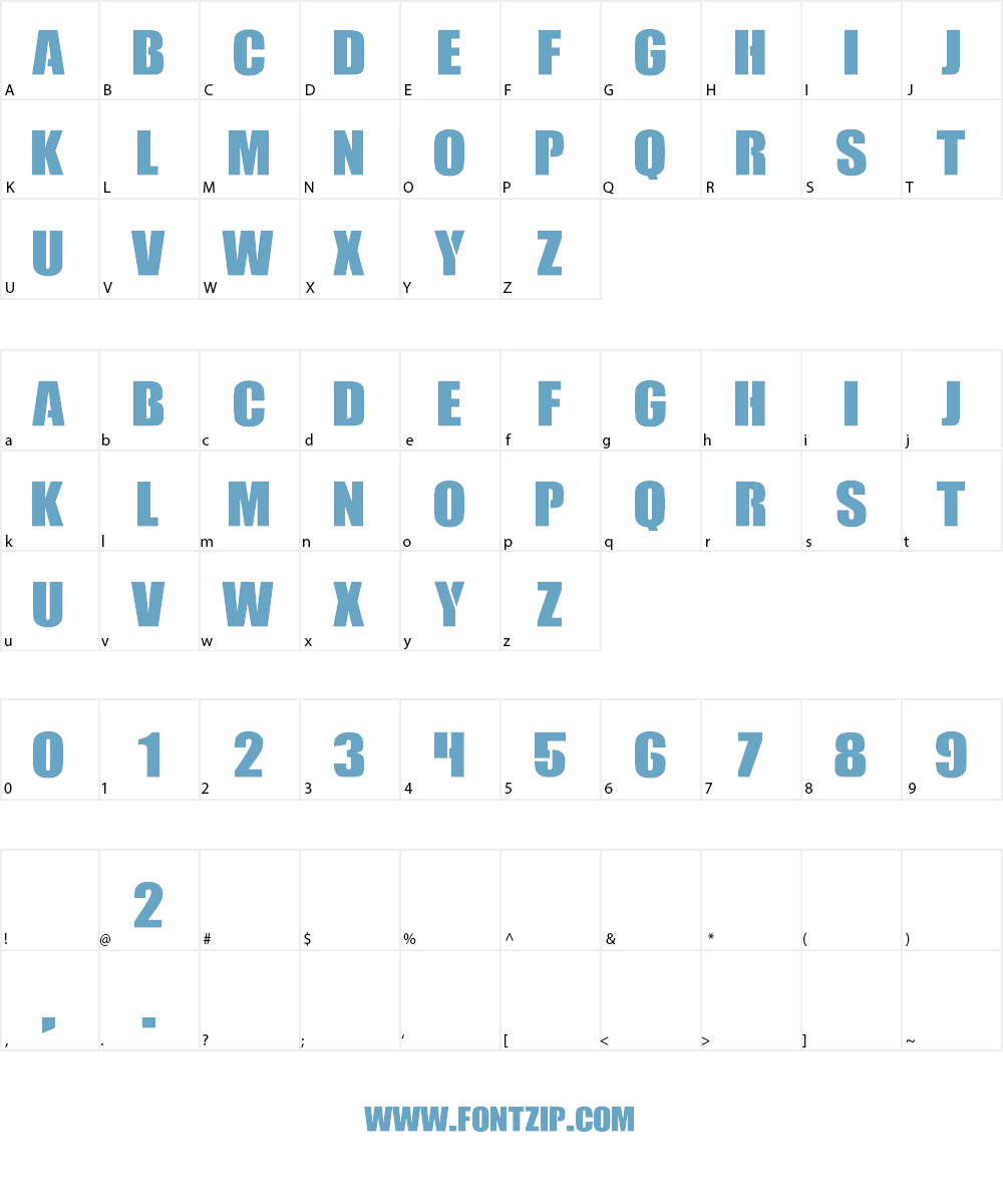 Call Of Ops Duty Font Character